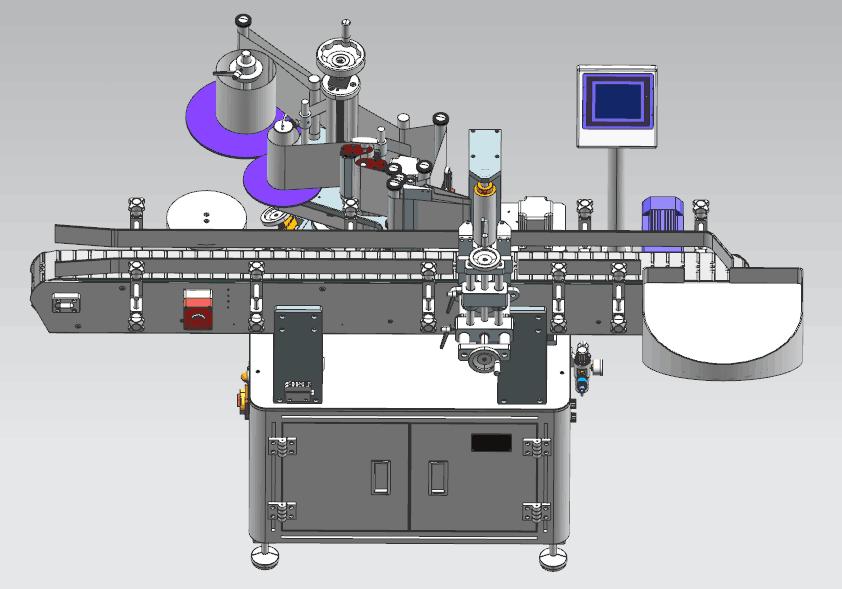 全自動立式圓瓶貼標(biāo)機-19